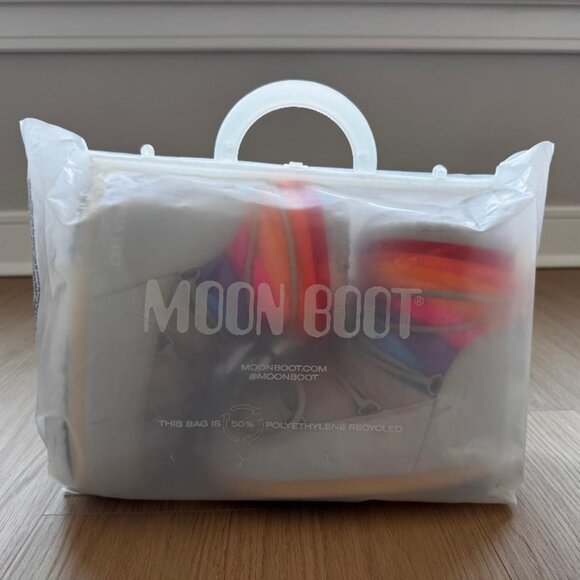 NEW Moon Boot Icon Low Rainbow Boots - Size EU 36/38 - Picture 9 of 12